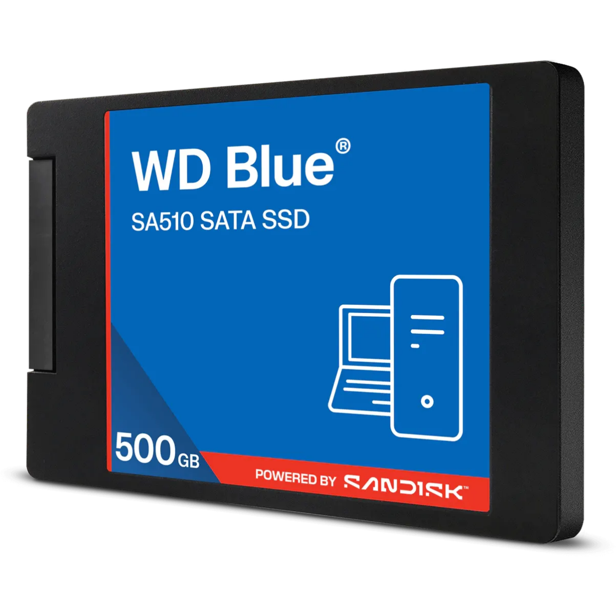 Накопитель SSD 500GB WD Blue SA510 (WDS500G5B0A) - фото 2