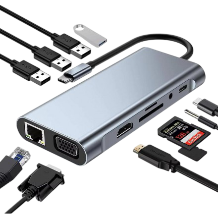 Док-станция KS-IS USB-C 11-in-1 (KS-099L)