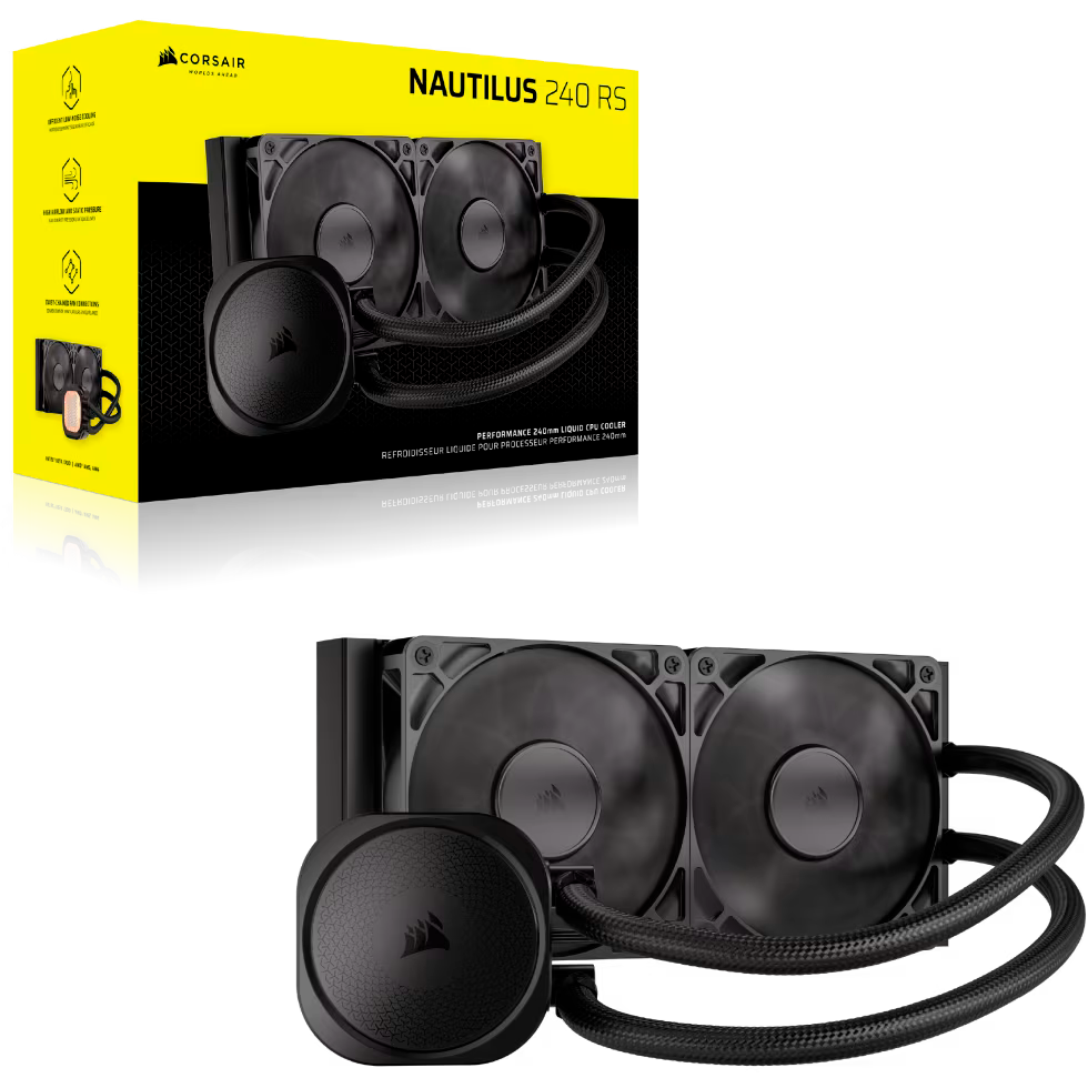 Система жидкостного охлаждения Corsair NAUTILUS 240 RS Black - CW-9060088-WW - фото 11