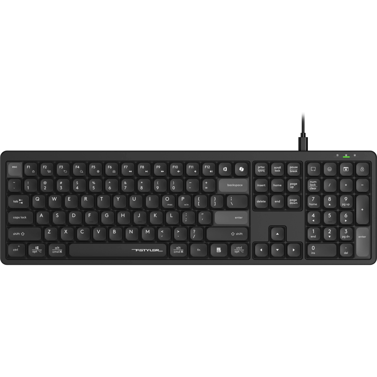 Клавиатура A4Tech Fstyler FX51 Black - FX55
