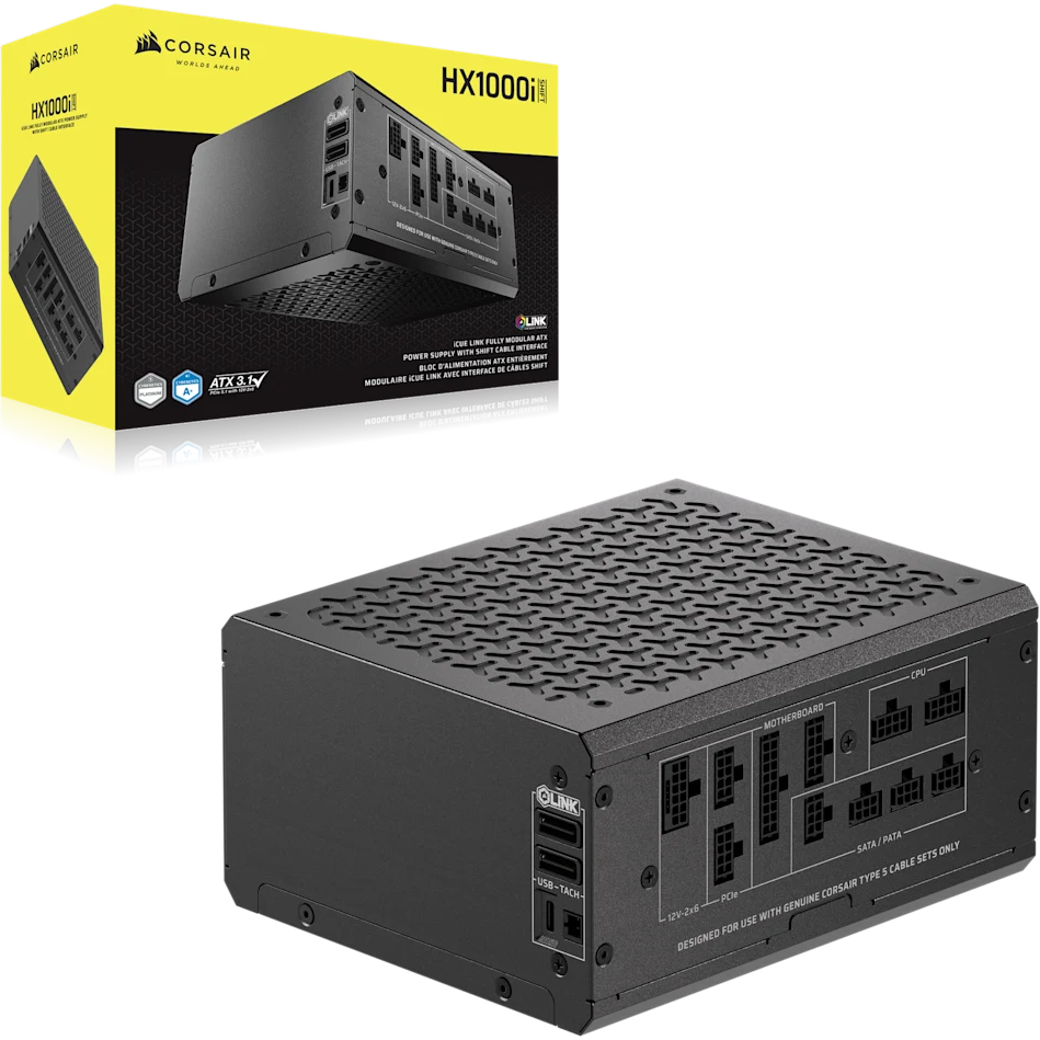 Блок питания 1000W Corsair HX1000i SHIFT (CP-9020265-EU) - фото 6