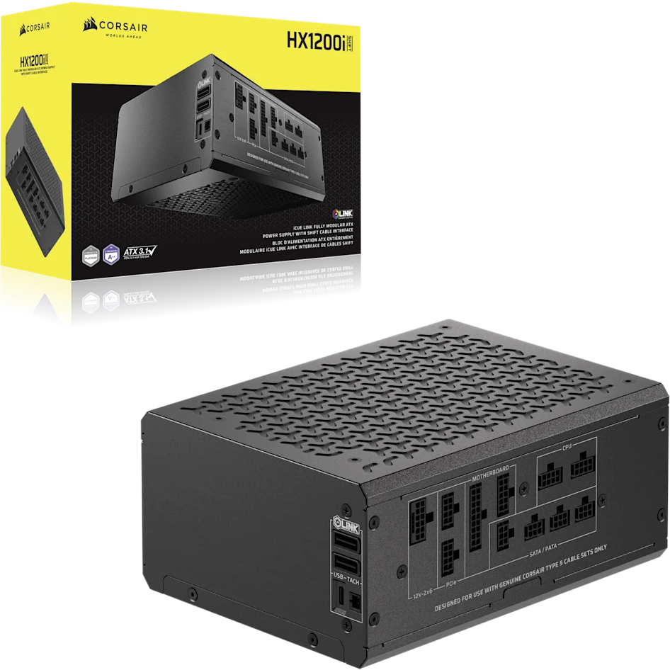 Блок питания 1200W Corsair HX1200i SHIFT (CP-9020267-EU) - фото 7