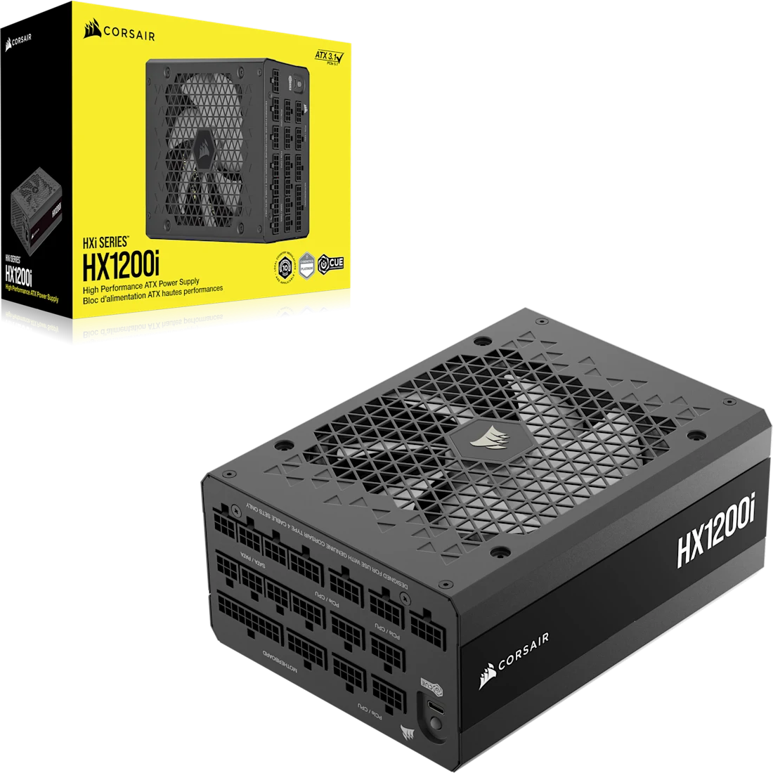 Блок питания 1200W Corsair HX1200i (CP-9020307-EU) - фото 5