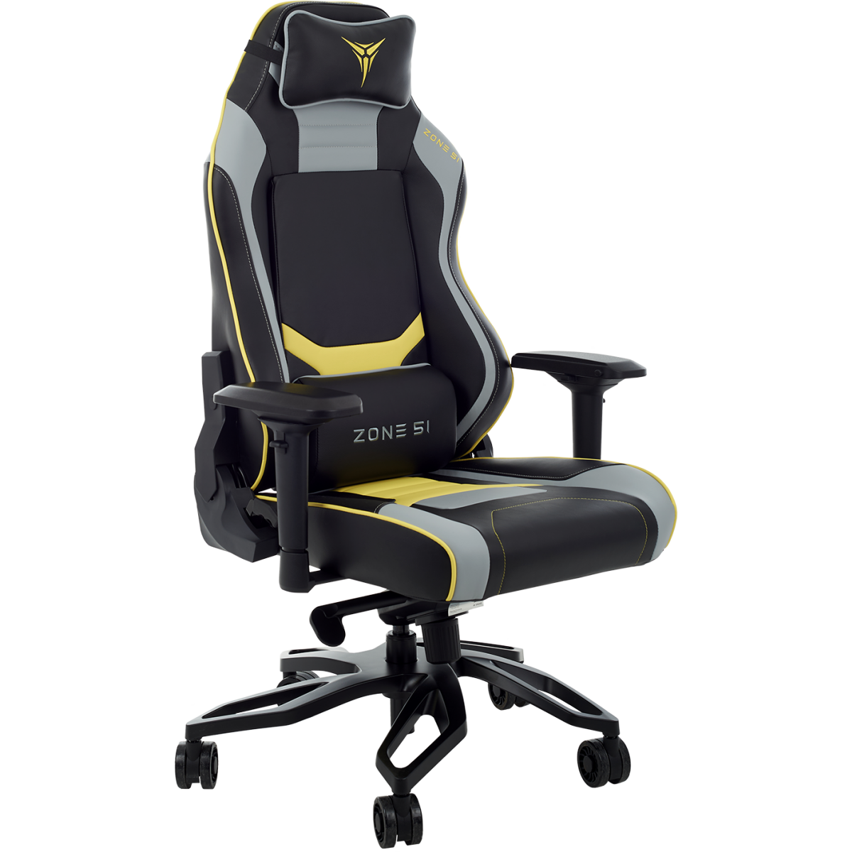 Игровое кресло ZONE 51 Cyberpunk Yellow/Grey - Z51-CBP-YG