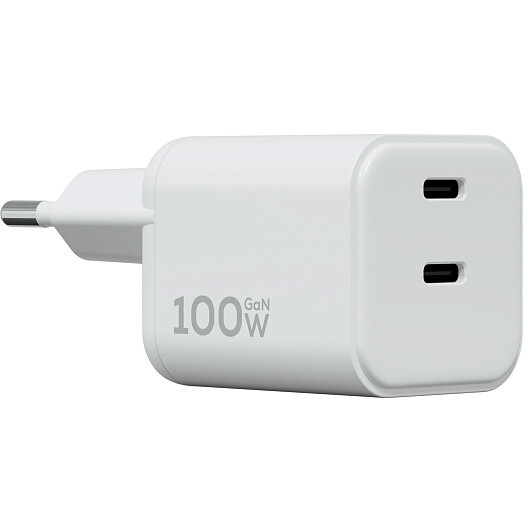 Сетевое зарядное устройство Magssory Nano Pro 100W GaN White - ACH017w