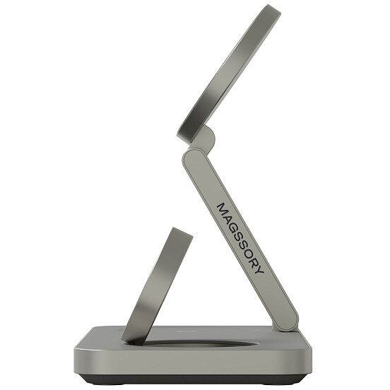 Беспроводное зарядное устройство Magssory Yoga для Samsung WCH017 Titan - WCH017t - фото 5