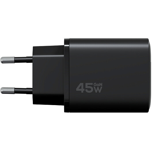 Сетевое зарядное устройство Magssory Digit 45W GaN Black - ACH008b - фото 4