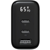 Сетевое зарядное устройство Magssory Digit 65W GaN Black (ACH009b)