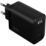 Сетевое зарядное устройство Magssory Digit 65W GaN Black (ACH009b)