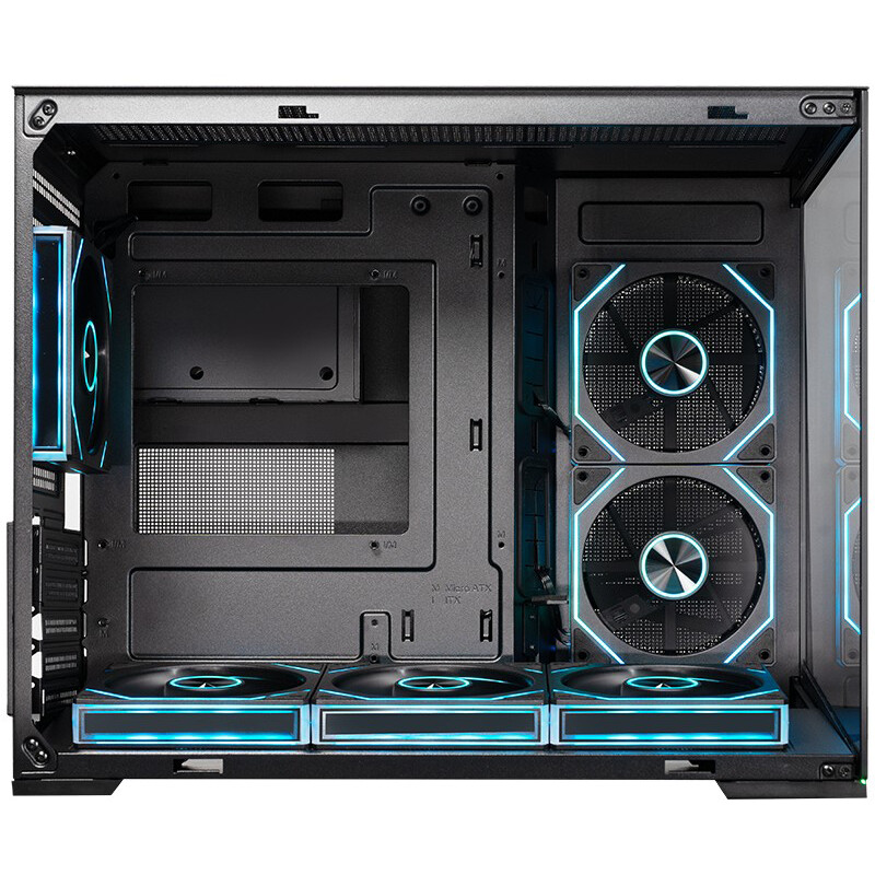 Корпус XASTRA QW505M 6ARGB-FN-C10 Black - QW505M-6FN12A-C10 - фото 3
