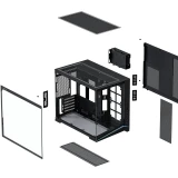 Корпус XASTRA QW505M 6ARGB-FN-C10 Black (QW505M-6FN12A-C10)