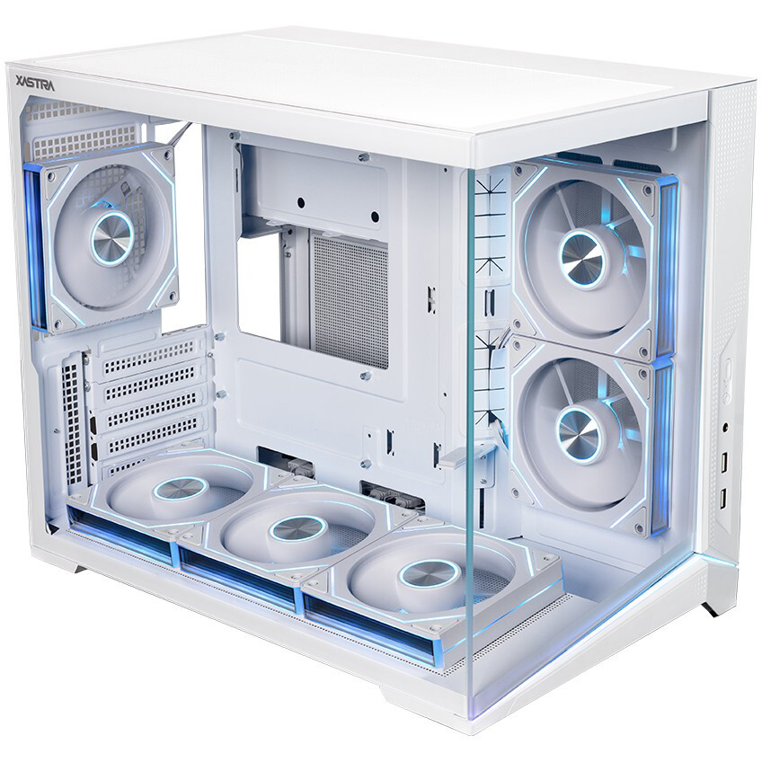 Корпус XASTRA QW505M 6ARGB-FN-C10 White - QW505M-6FN12A-C10-WH - фото 4