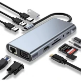 Док-станция KS-IS USB-C 11-in-1 (KS-099M)