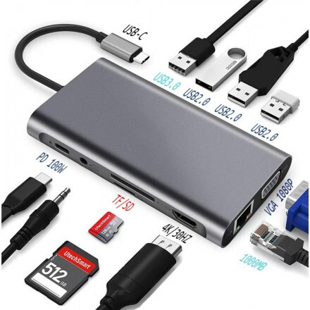 Док-станция KS-IS USB-C 11-in-1 (KS-099M) - фото 5