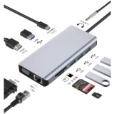 Док-станция KS-IS USB-C 11-in-1 (KS-450)