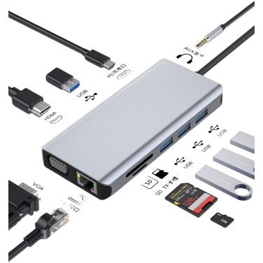 Док-станция KS-IS USB-C 11-in-1 (KS-450) - фото 2