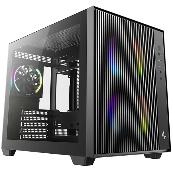Корпус DeepCool CG330 Mesh 3F Black - R-CG330MESH-BKANM3-G