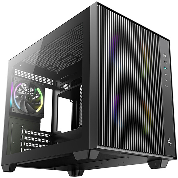 Корпус DeepCool CG330 Mesh 3F Black - R-CG330MESH-BKANM3-G - фото 2
