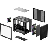 Корпус DeepCool CG330 Mesh 3F Black (R-CG330MESH-BKANM3-G)