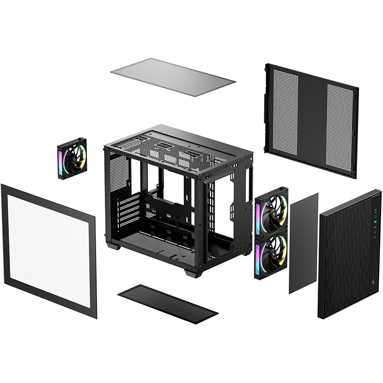 Корпус DeepCool CG330 Mesh 3F Black - R-CG330MESH-BKANM3-G - фото 10