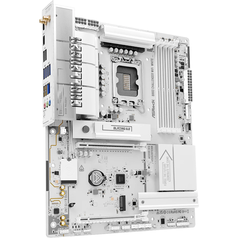 Материнская плата ASRock B860 Challenger WiFi White - фото 2