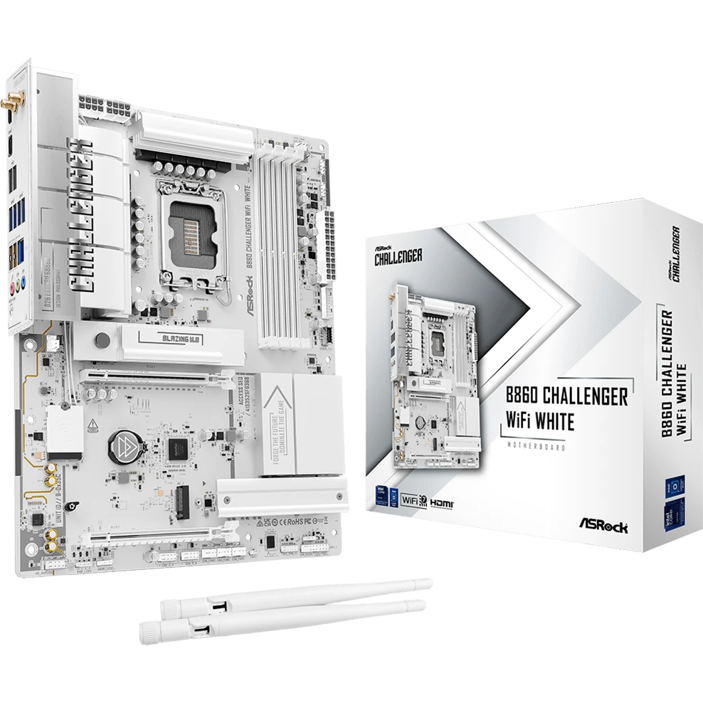 Материнская плата ASRock B860 Challenger WiFi White - фото 5