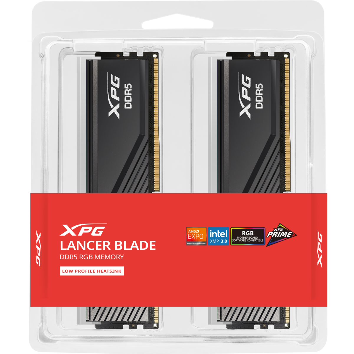 Оперативная память 32GB DDR5 6000MHz ADATA XPG Lancer Blade RGB (AX5U6000C2816G-DTLABRBK) (2x16GB KIT) - фото 5