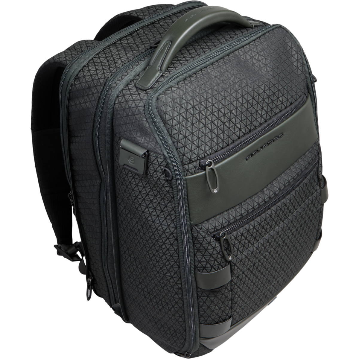 Рюкзак для ноутбука Piquadro Modular Travel Laptop Backpack 15.6" Green (CA6829W139/VE) - фото 3