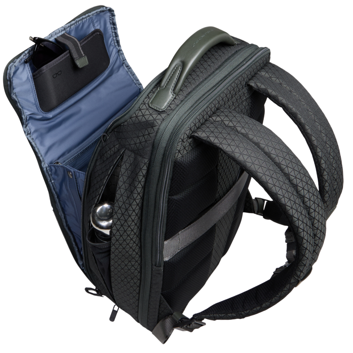 Рюкзак для ноутбука Piquadro Modular Travel Laptop Backpack 15.6" Green (CA6829W139/VE) - фото 6