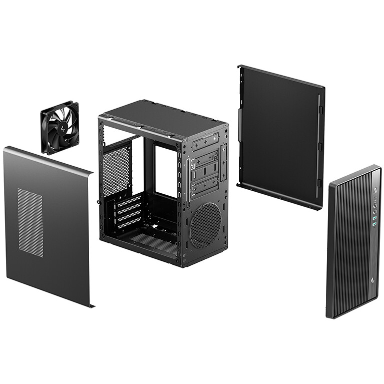 Корпус DeepCool CC310 Black - R-CC310-BKNNM0-G - фото 10