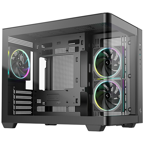 Корпус DeepCool CG330U 3F Black - R-CG330U3F-BKAGM3-G - фото 3