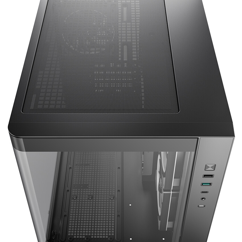 Корпус DeepCool CG330U 3F Black - R-CG330U3F-BKAGM3-G - фото 8