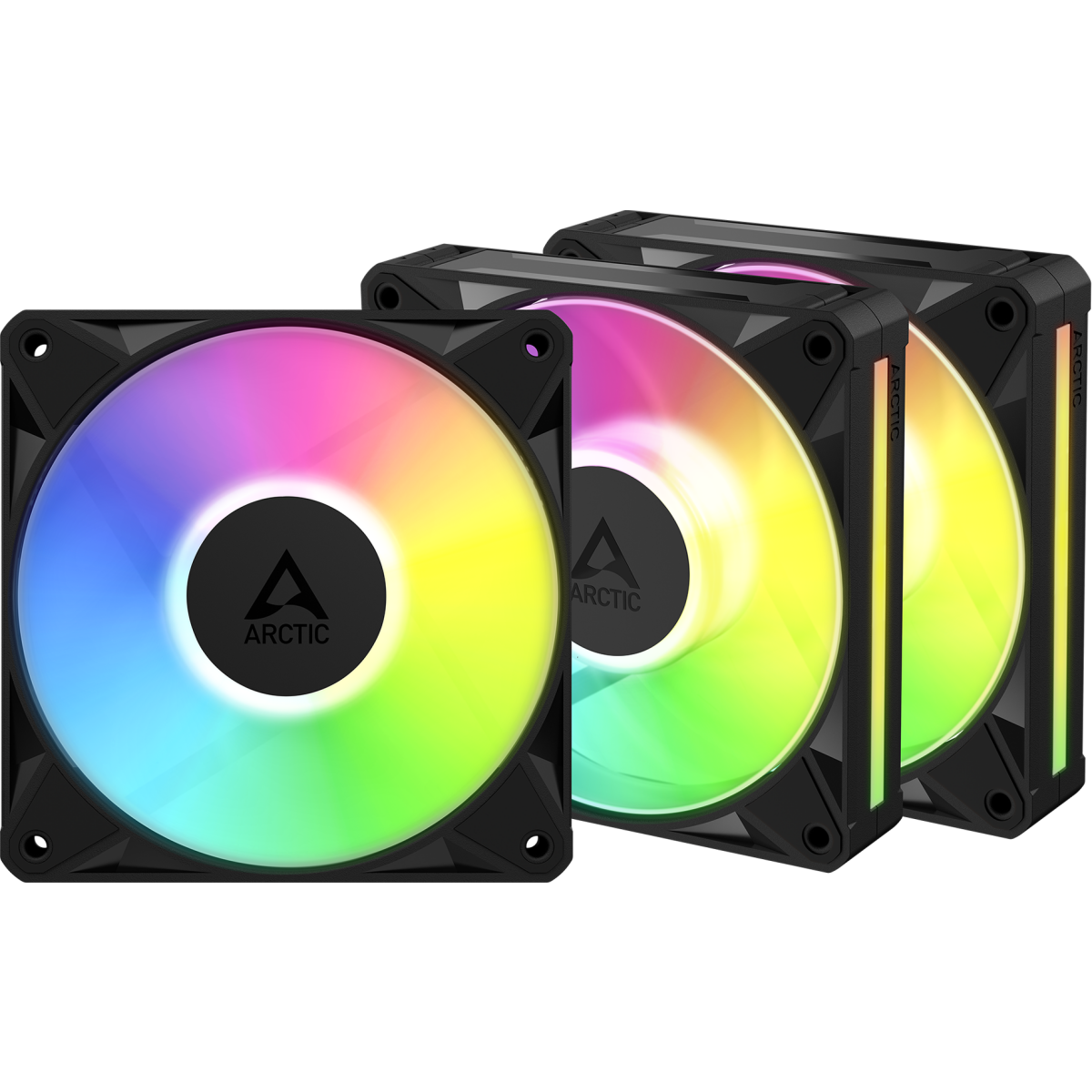 Вентилятор для корпуса Arctic P14 A-RGB Black (3 шт.) - ACFAN00341A