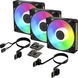 Вентилятор для корпуса Arctic P14 A-RGB Black (3 шт.) (ACFAN00341A)