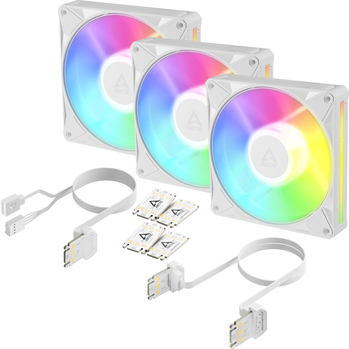 Вентилятор для корпуса Arctic P14 A-RGB White (3 шт.) - ACFAN00342A