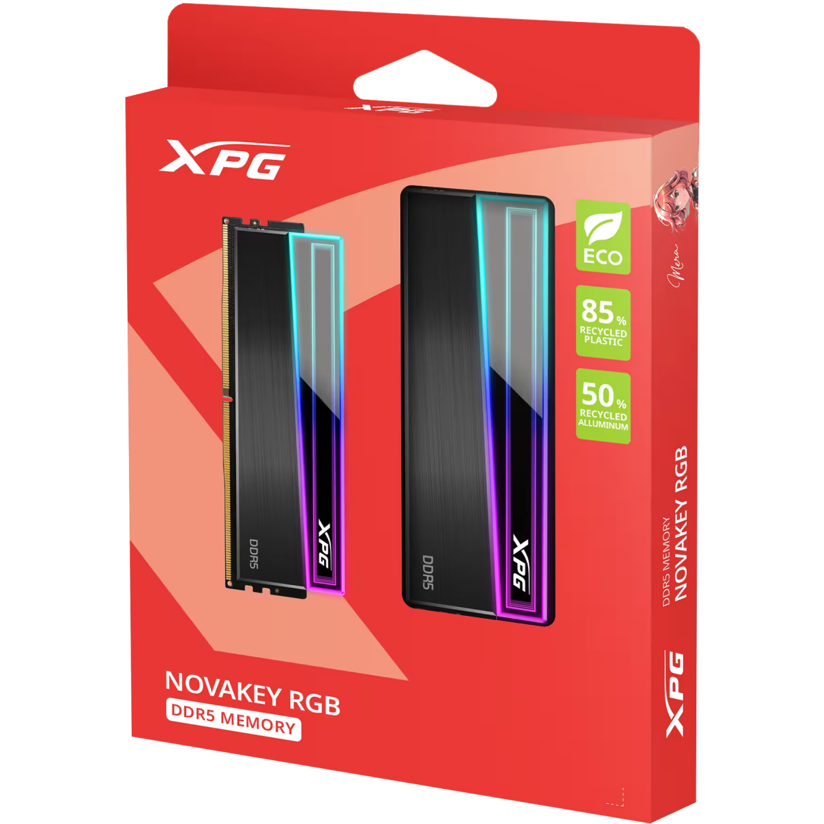 Оперативная память 32GB DDR5 6400MHz ADATA XPG Novakey RGB (AX5U6400C3216G-DCNKRBK) (2x16GB KIT) - фото 5