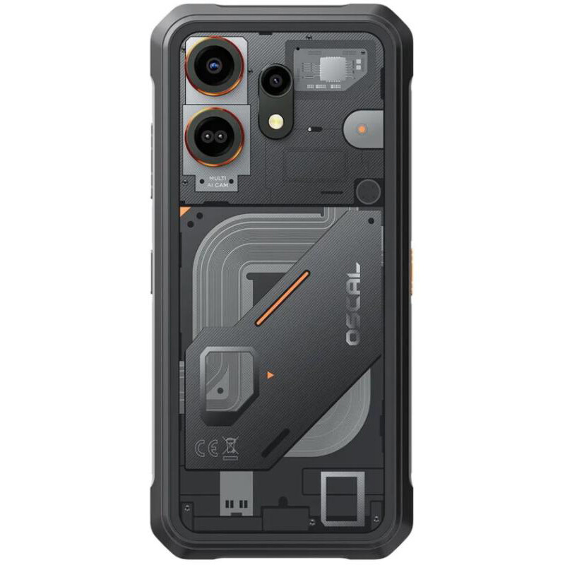 Смартфон Oscal MARINE 3 8/256GB Black - Marine 3 8+256GB Black - фото 4