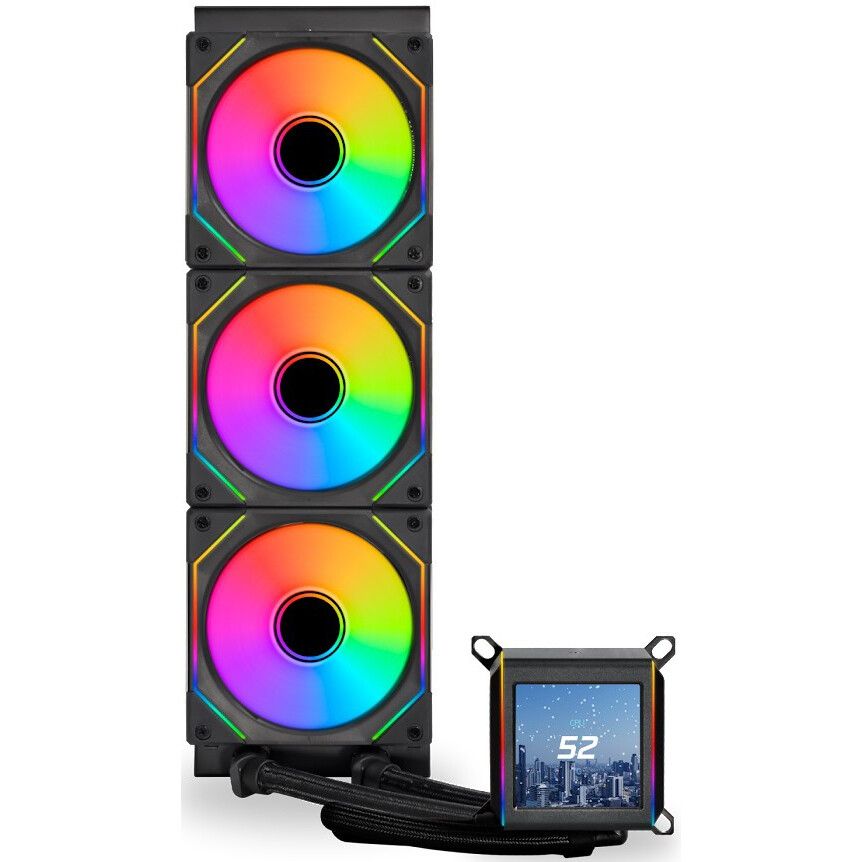 ..... СЖО Lian Li GA II LCD SL-Infinity 360 Black (0220) из ремонта, без элементов крепления - G89.GA2ALCD36INB.(00/R0) - фото 2