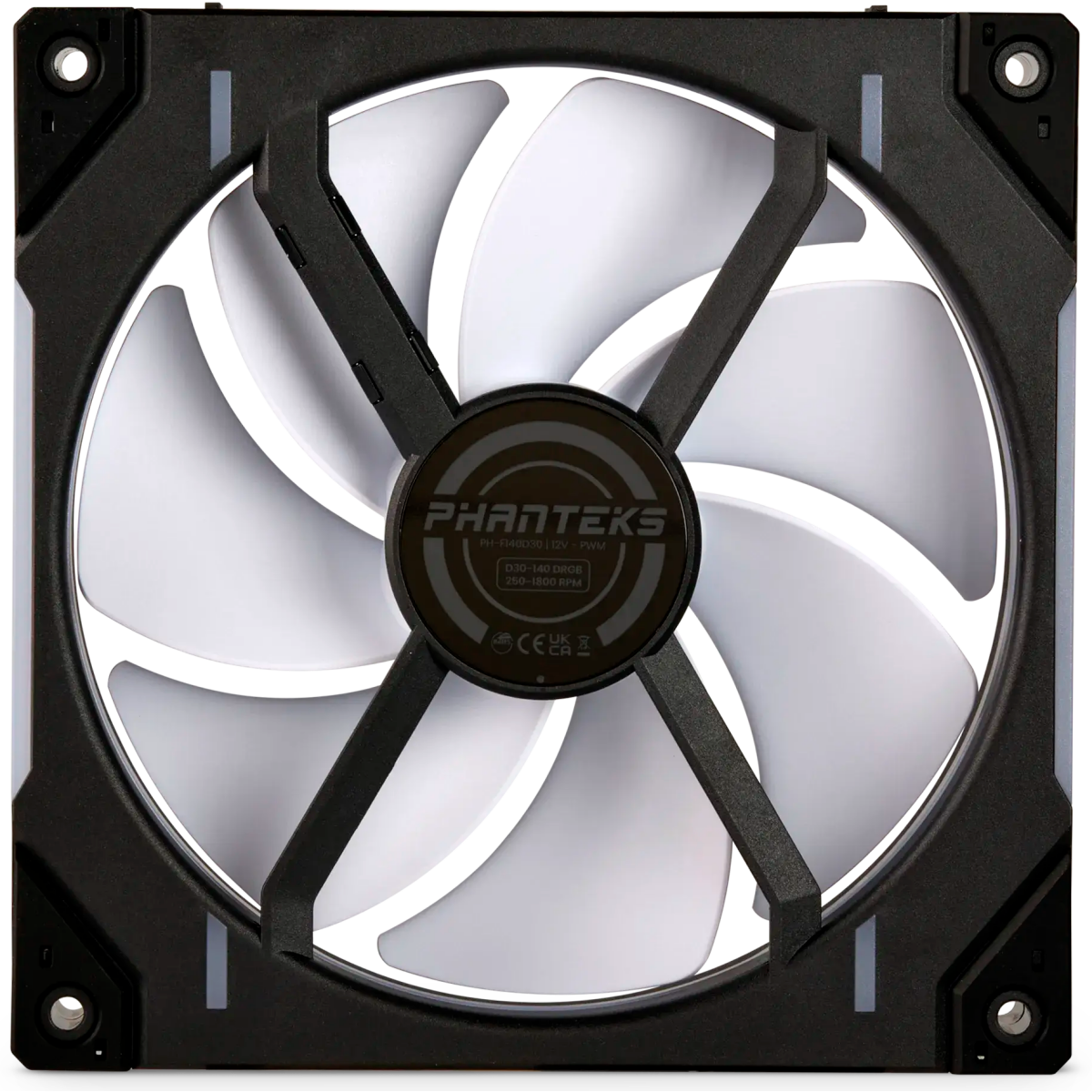 Вентилятор для корпуса Phanteks D30 DRGB PWM Reversed 140mm Black - PH-F140D30R_DRGB_PWM_BK01 - фото 4