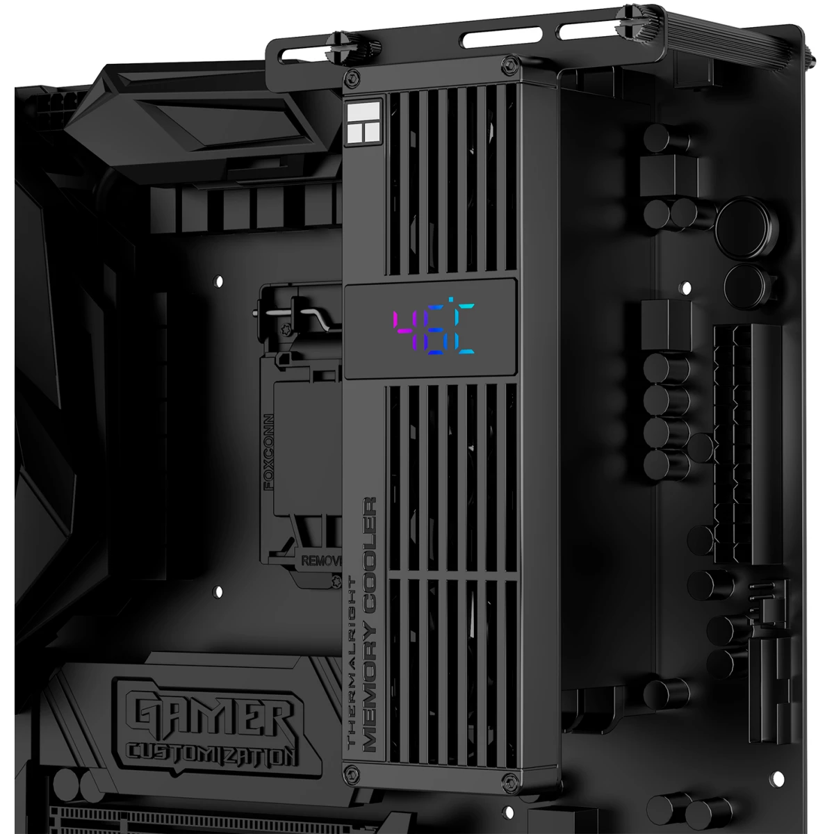 Охлаждение для оперативной памяти Thermalright MC-3 Digital Black - фото 5