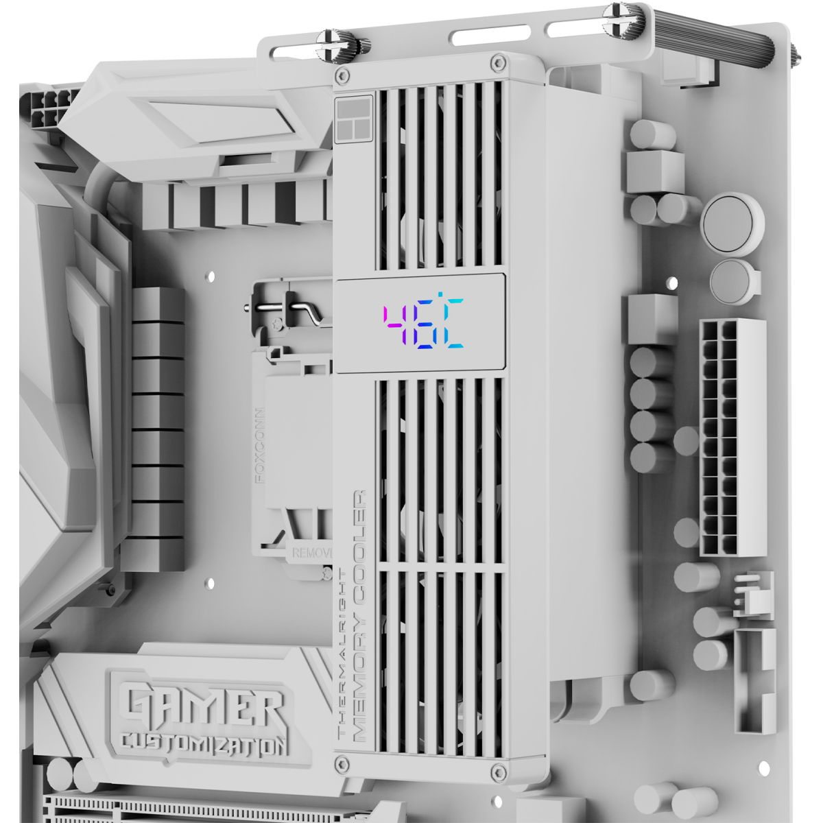 Охлаждение для оперативной памяти Thermalright MC-3 Digital White - фото 5