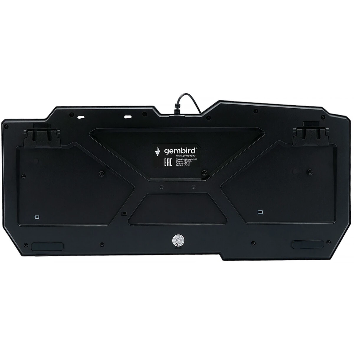 Клавиатура Gembird KB-G450L Black - фото 2