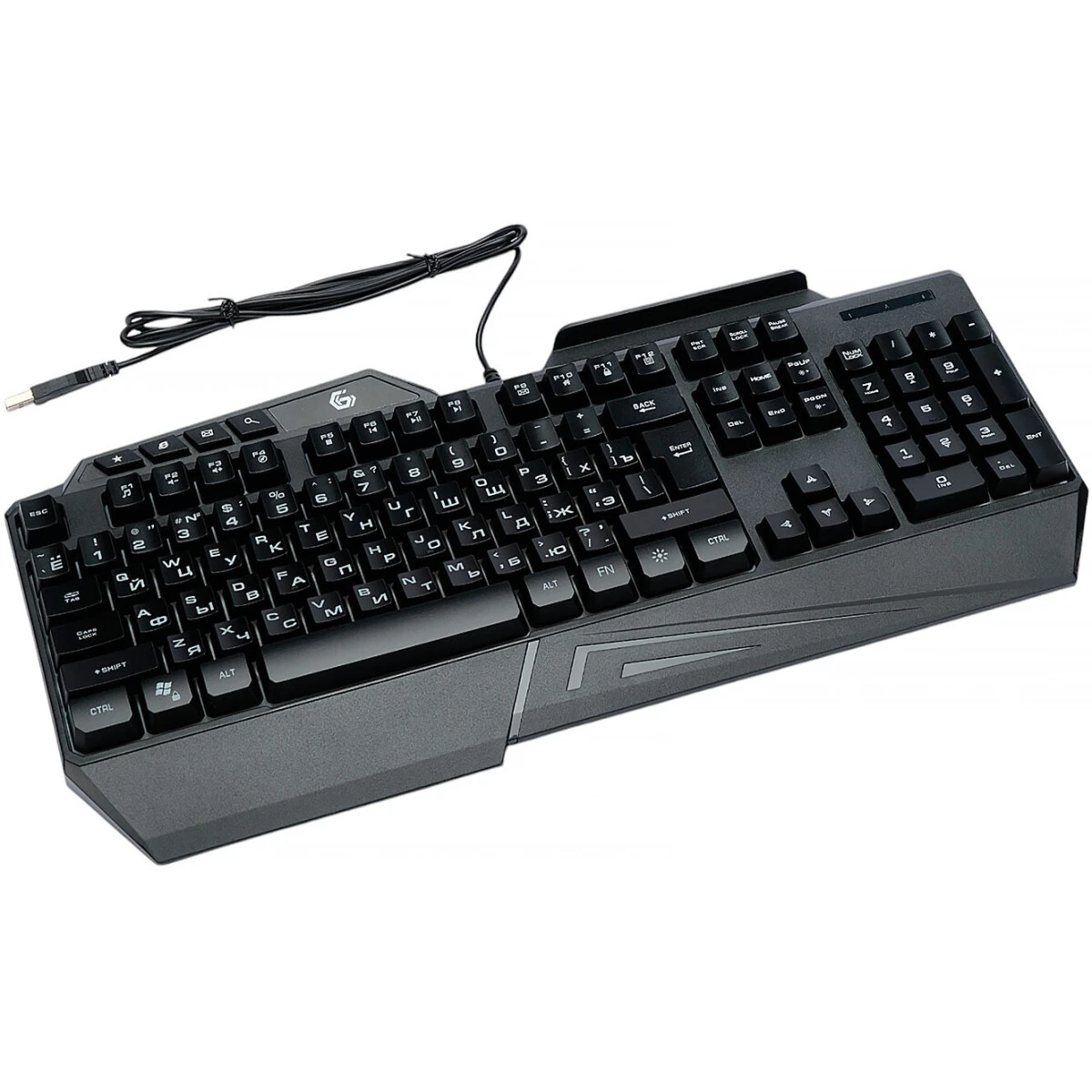 Клавиатура Gembird KB-G450L Black - фото 6