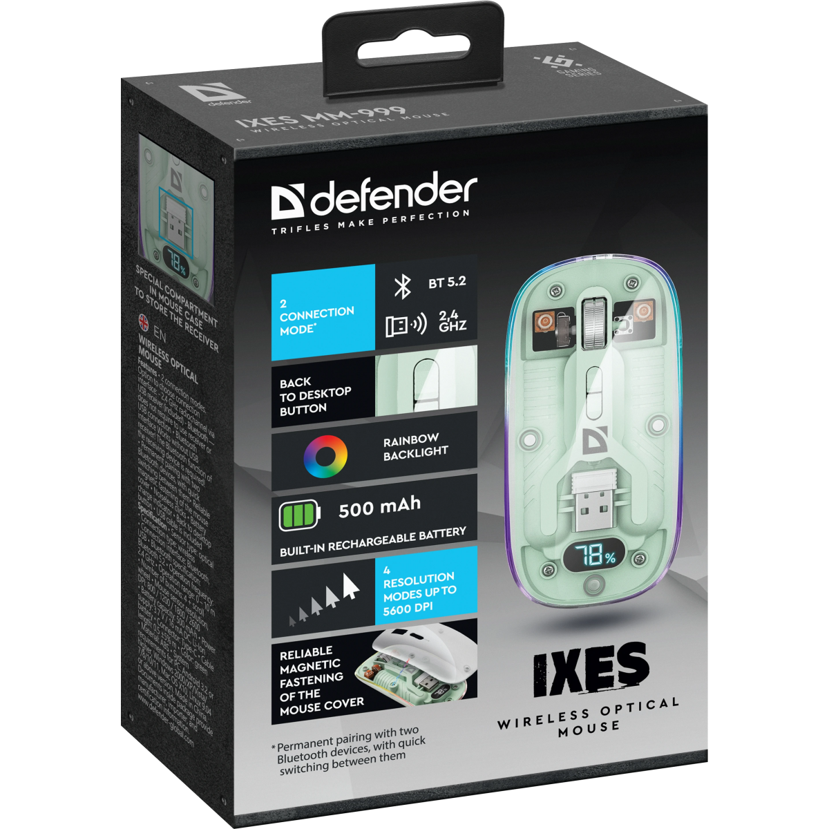 Мышь Defender Ixes MM-999 (52991) - фото 9