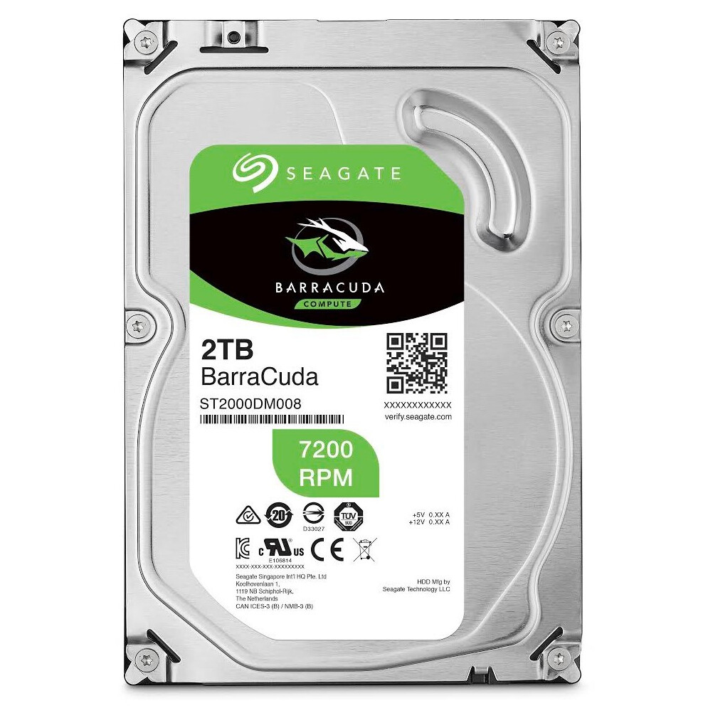 ..... Жёсткий диск 2TB SATA-III Seagate Barracuda (ST2000DM008) (x32j), Б/У
