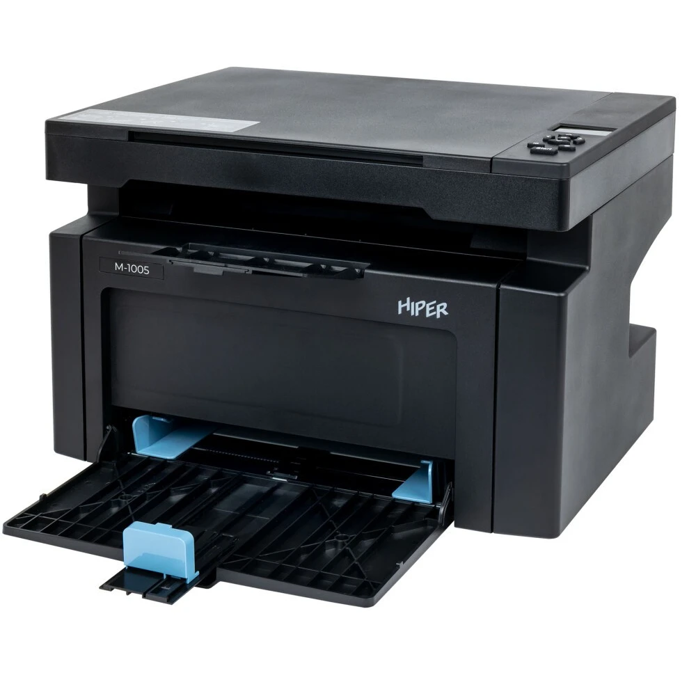 ..... МФУ HIPER M-1005NW Black (0800), Б/У, без упаковки, устройство + кабель 220В - M-1005NW (BL) - фото 2