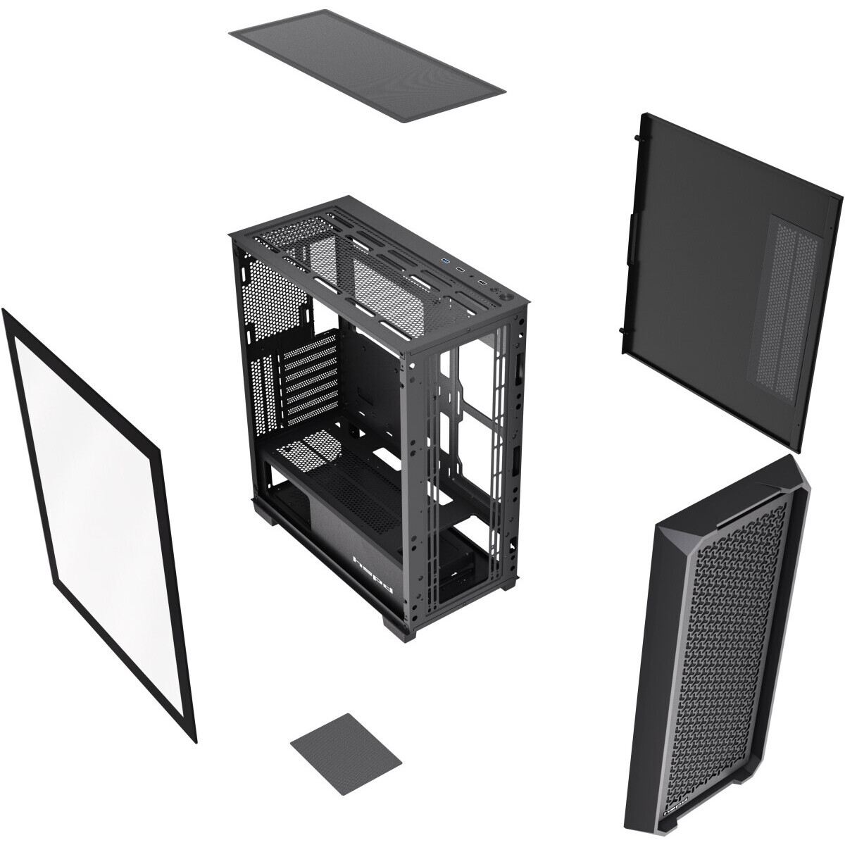 Корпус HSPD F750-TGBK Black - фото 7