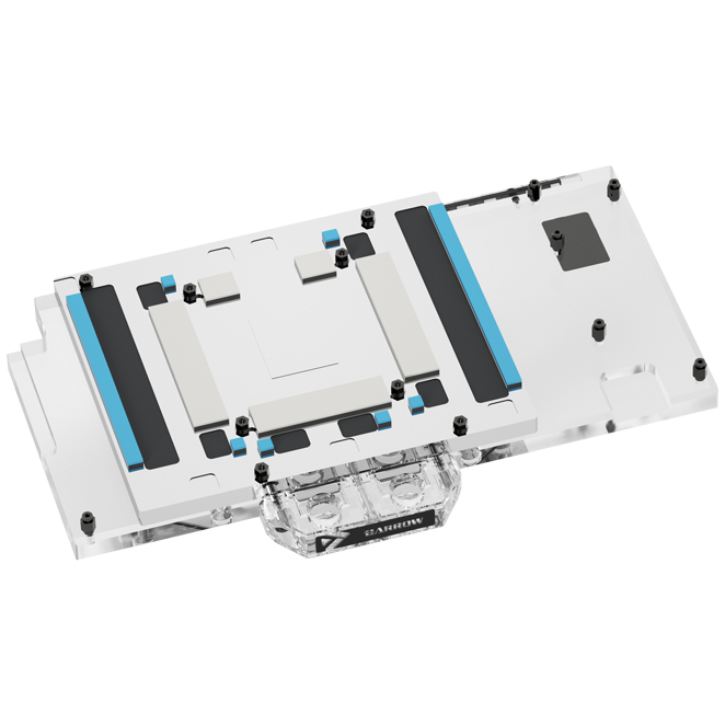 Водоблок для видеокарты Barrow BS-ASA5090-PA White (BA3279) - фото 4