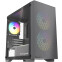Корпус HSPD M334-TGBK-ARGB Black
