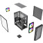 Корпус HSPD M336-TGBK-ARGB Black - фото 7